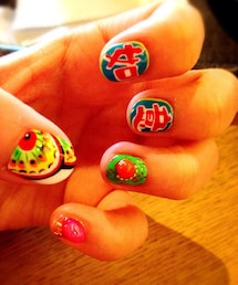 渋谷NAILSALON ao. 中村キャベツちゃんにやってもらった♥️(その他)