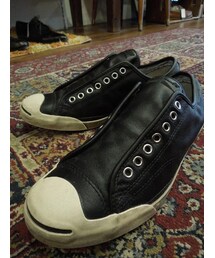 CONVERSE | コンバース ジャックパーセル 紐なし レザー(スニーカー)