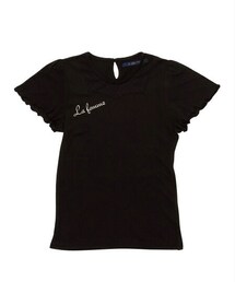 F i.n.t | ロゴ刺繍入りフレアースリーブT(Tシャツ/カットソー)