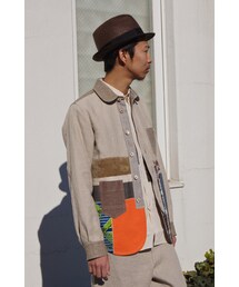 JUNYA WATANABE MAN | 麻キャンバスカバーオールジャケット(カバーオール)