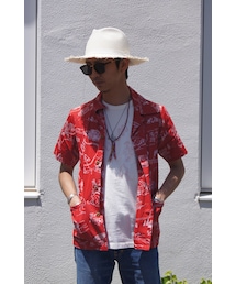 VISVIM | DUKE SHIRT S/S VILLAGE (RAYON/COTTON)(シャツ/ブラウス)