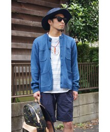 nonnative | COWBOY CARDIGAN COTTON INDIGO YARN(カーディガン/ボレロ)