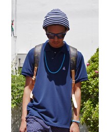 SOPHNET. | CAMOUFLAGE SIDE PANEL POLO(ポロシャツ)