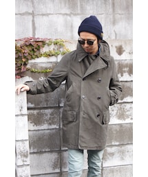 VISVIM | SHIPMAN COAT (DMGD CHINO)(ピーコート)