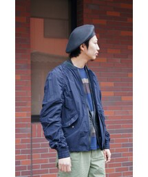 kolor | E/C エアリークロス MA-1(ミリタリージャケット)