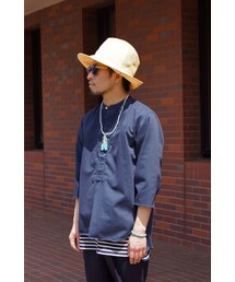 nonnative | MASTER PULLOVER SHIRT Q/S COTTON TWILL OVERDYED(シャツ/ブラウス)
