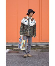 Sacai | ノルディックニットブルゾン(ミリタリージャケット)