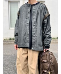 N.HOOLYWOOD | NO COLLOR MILITARY JACKET(ミリタリージャケット)
