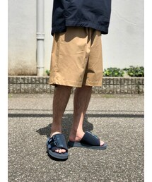 Graphpaper | Stretch Typewriter Wide Tuck Chefk Shorts(チノパンツ)