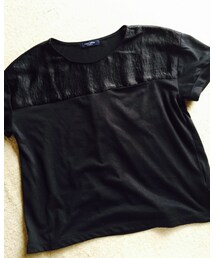 Green　Parks | ポケット付異素材Tシャツ(Tシャツ/カットソー)