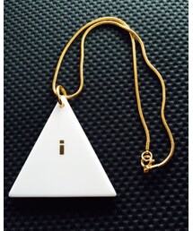 IKUMI | △ゴールドアルファベットネックレス(ネックレス)