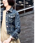 OZOC(オゾック)の「ジャケット/アウター(デニムジャケット)」