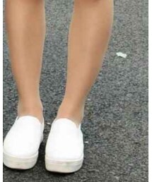 小白鞋 | モカシン/デッキシューズ