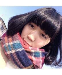 パッツン前髪 | 風であまり分からないか（笑）
花粉症で左目だけ二重幅広くなりました。
右目もお願いします！！！←(その他)