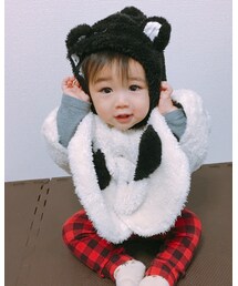 😊 | やっぱり帽子が気になるこうたろうさん。かぶり心地が良かったのか、この後もずっとかぶっててくれました😊(その他)