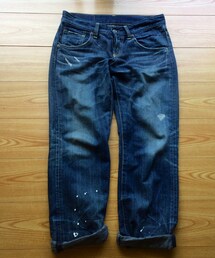 JOURNAL STANDARD | デニムダメージオイルペイントパンツ(デニムパンツ)