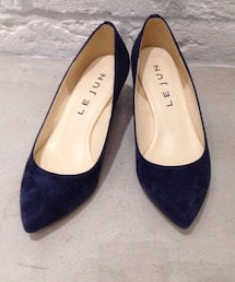 LE JUN | ポインテッドトゥスウェードパンプス(パンプス)