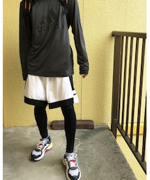 NIKEやけどロゴなんで太ももんとこ | レギンス/スパッツ