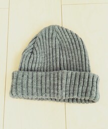 ？ | グレーのニット帽(ニットキャップ/ビーニー)