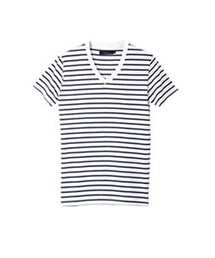 roshell ボーダーVネックTシャツ(Tシャツ/カットソー)