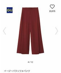 GU | イージーパラッツォパンツ 190円 S(その他パンツ)