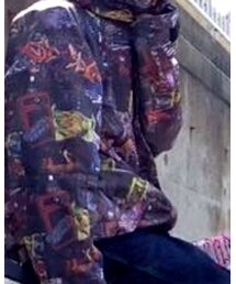 BLACK FLAME | STREET PHOTO MOUNTAIN PK(ナイロンジャケット)