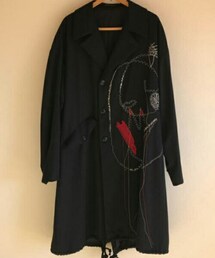 Yohji Yamamoto POUR HOMME | Yohji Yamamoto POUR HOMME リエ モッズコート(モッズコート)