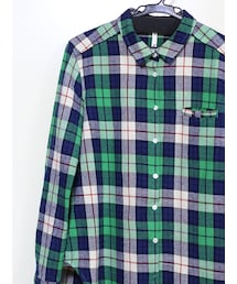 fig Ｌondon | 緑チェックシャツ(シャツ/ブラウス)