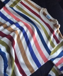 used | ボーダーニット(ニット/セーター)