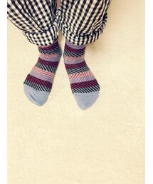 靴下屋 | イレギュラーボーダーソックス(ソックス/靴下)