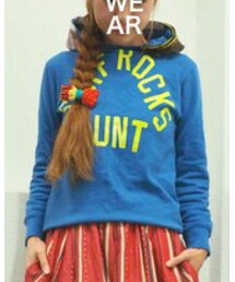 DENIM DUNGAREE | フリンジパッチパーカー(パーカー)