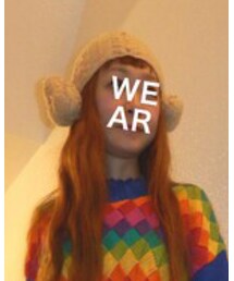 AHCAHCUM.muchacha | ひつじニット帽(ニットキャップ/ビーニー)