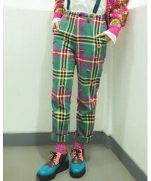 GO TO HOLLYWOOD | リボンイッパイチェックパンツ(スラックス)