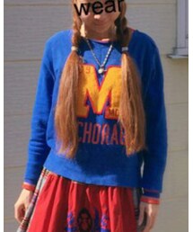 CUBE SUGAR | Mワッペンスウェット(スウェット)