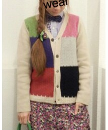GO TO HOLLYWOOD | カラーブロックニットカーディガン(カーディガン/ボレロ)