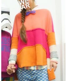 DENIM DUNGAREE | ストライプボタンダウンシャツ(シャツ/ブラウス)