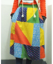 VINTAGE | パッチワーク巻きSK(スカート)