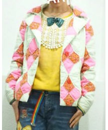 VINTAGE | パッチワークキルティングJK(テーラードジャケット)