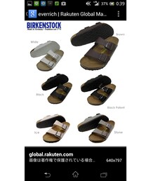 BIRKENSTOCK | ビルケンシュトック アリゾナ(サンダル)