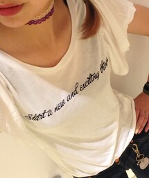 jouetie | 袖フリルT(Tシャツ/カットソー)