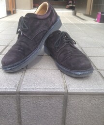 no brand | 黒のプレーントゥ(ドレスシューズ)