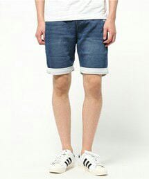 adidas | オリジナルス スウェットハーフパンツ [FRENCH TERRY DENIM SHORTS](その他パンツ)