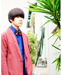 ETHOSENS | ノーカラージャケット