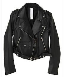 MURUA | リアルレザーWライダース(ライダースジャケット)