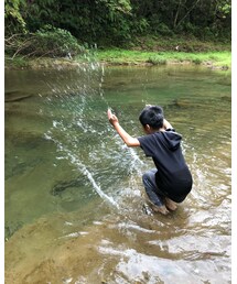 川での水遊び | その他