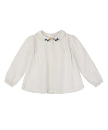 Litte Cotton Clothes | WENDY BLOUSE – WHITE WITH EMBROIDERY(シャツ/ブラウス)