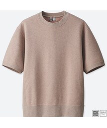 UNIQLO | スウェットシャツ(半袖)+E(Tシャツ/カットソー)