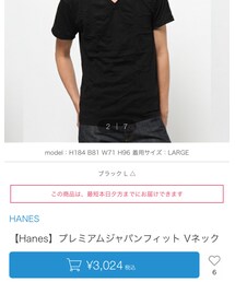 HANES | Tシャツ/カットソー