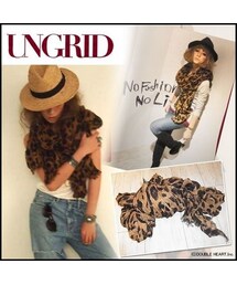 Ungrid | レオパード柄ストール
(ストール/ショール)