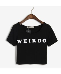 심플 크롭탑(Tシャツ/カットソー)